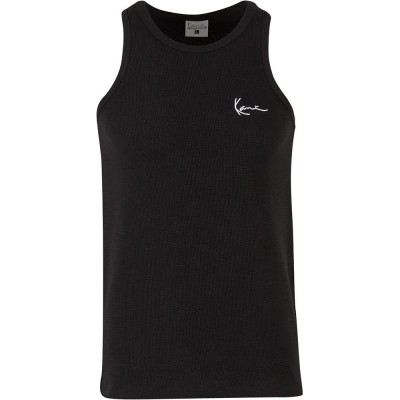 тениска,мъжки,тениски,karl,kani,chest,waffle,sleeveless,t,shirt,black,(black)