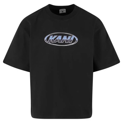 тениска,мъжки,тениски,karl,kani,chrome,logo,crop,short,sleeve,t,shirt,black