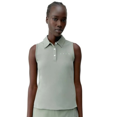 дамски,блузи,с,яка,born,living,yoga,retro,sleeveless,polo,camuflaje,(green)