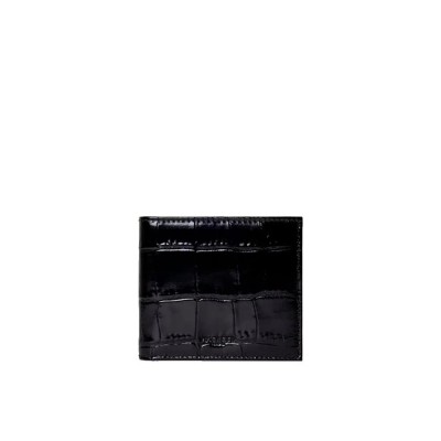 портфейли,и,портмонета,hackett,croc,billfold,wallet,black,(black)