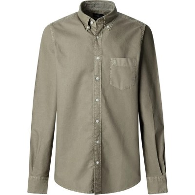 риза,с,дълъг,ръкав,мъжки,ризи,hackett,delave,oxford,long,sleeve,shirt,safari,green,(green)