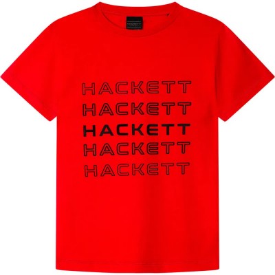 тениска,детски,тениски,hackett,gradient,short,sleeve,t,shirt,red