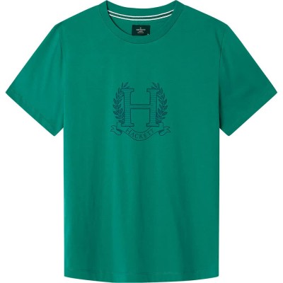 тениска,мъжки,тениски,hackett,heritage,crest,short,sleeve,t,shirt,green