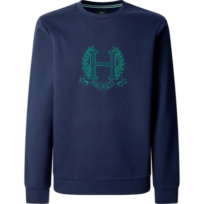 блуза,мъжки,пуловери,hackett,heritage,crest,sweatshirt,blue