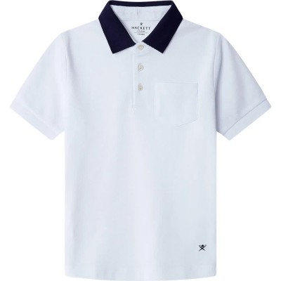 детски,блузи,с,яка,hackett,hk561594,short,sleeve,polo,white