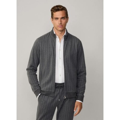 блуза,мъжки,пуловери,hackett,hm581309,full,zip,sweatshirt,grey,(granite,grey)