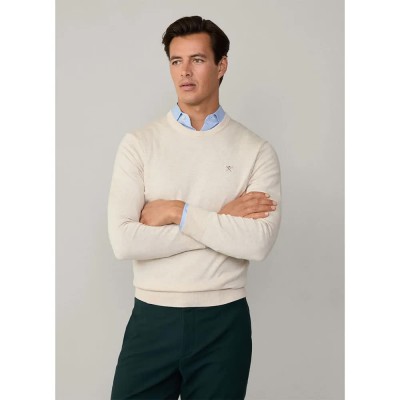 блуза,мъжки,пуловери,hackett,hm703312,sweater,optic,white,(beige)
