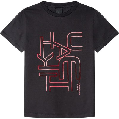 тениска,детски,тениски,hackett,laser,graphic,short,sleeve,t,shirt,black,(black)