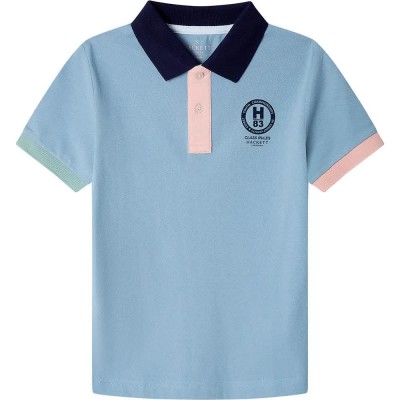 детски,блузи,с,яка,hackett,multi,trim,short,sleeve,polo,blue