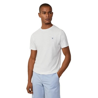 тениска,мъжки,тениски,hackett,swim,palm,short,sleeve,t,shirt,off,white,(white)