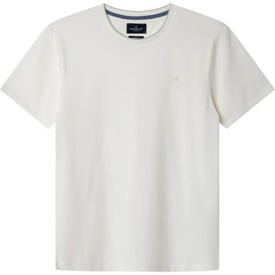 тениска,мъжки,тениски,hackett,tipped,short,sleeve,t,shirt,off,white,(white)