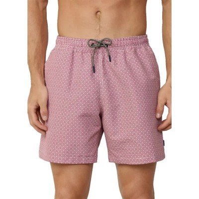 бански,гащета,мъжки,бански,костюми,hackett,tiles,swimming,shorts,cranberry,pink,(pink)