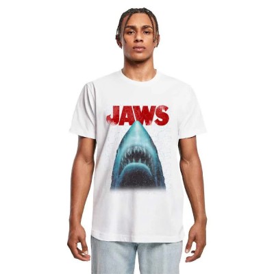 тениска,мъжки,тениски,mc,clothes,jaws,poster,short,sleeve,t,shirt,white