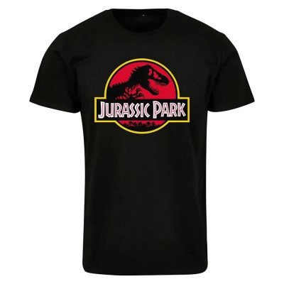 тениска,мъжки,тениски,mc,clothes,jurassic,park,logo,short,sleeve,t,shirt,black,(black)