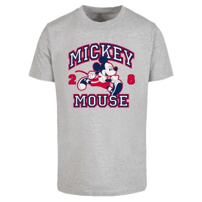 тениска,мъжки,тениски,mc,clothes,mickey,mouse,28,short,sleeve,t,shirt,grey,(heather,grey)