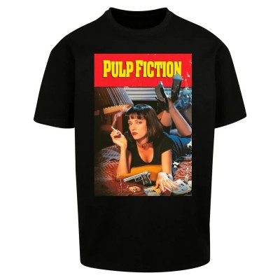 тениска,мъжки,тениски,mc,clothes,pulp,fiction,poster,short,sleeve,t,shirt,black,(black)