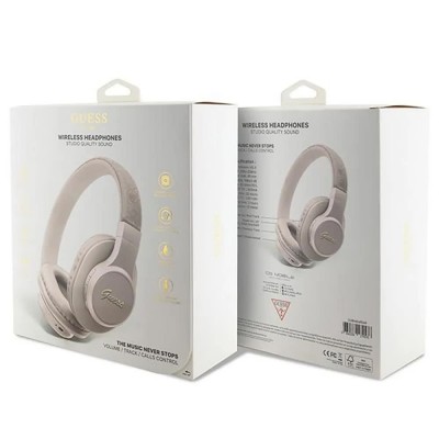 слушалки,слушалки,guess,gubh604gemp,wireless,earphones,pink