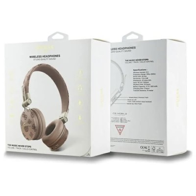 слушалки,слушалки,guess,gubh70eposmw,wireless,earphones,brown