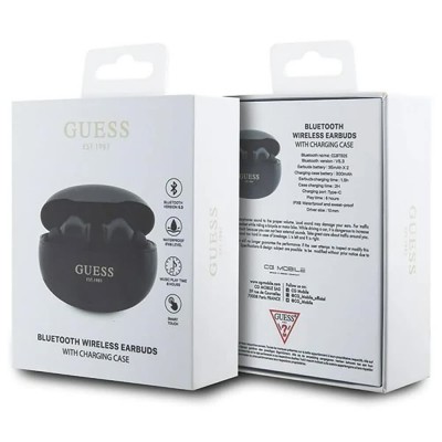 слушалки,слушалки,guess,gutwst50ek,wireless,earphones,black