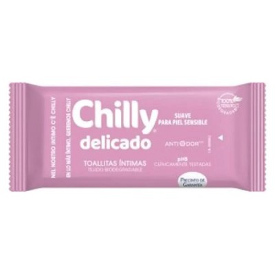 хигиена,тяло,chilly,delicado,intimate,wipes,12,units,pink,(multicolor)