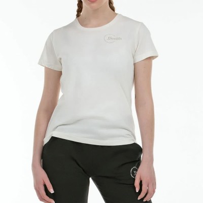 тениска,дамски,тениски,john,smith,asai,short,sleeve,t,shirt,ivory,(white)