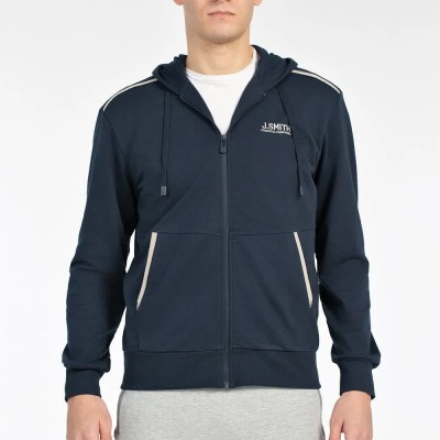 блуза,мъжки,пуловери,john,smith,claveli,full,zip,sweatshirt,blue