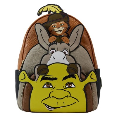 раница,раници,loungefly,shrek,and,donkey,spring,backpack,brown
