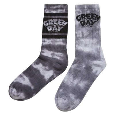 чорапи,мъжки,чорапи,mc,clothes,green,day,tie,die,socks,2,pairs,grey,(black,white)