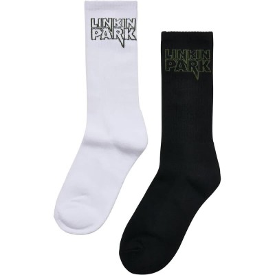 чорапи,мъжки,чорапи,mc,clothes,linkin,park,socks,2,pairs,white,black,(black,white)