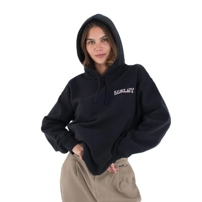 суичър,дамски,блузи,hurley,endless,summer,hoodie,black,(black)