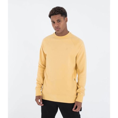 блуза,мъжки,пуловери,hurley,low,tide,sweatshirt,yellow,(pebble)