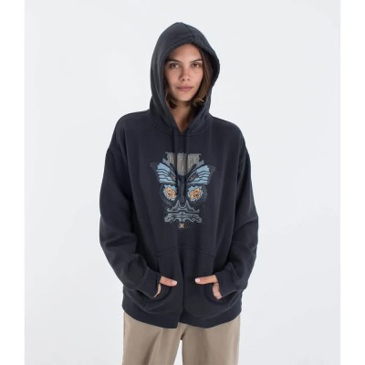 суичър,дамски,блузи,hurley,no,fly,hoodie,black,(black)