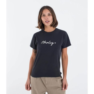 тениска,мъжки,тениски,дамски,тениски,hurley,organic,script,only,short,sleeve,t,shirt,black,(black)