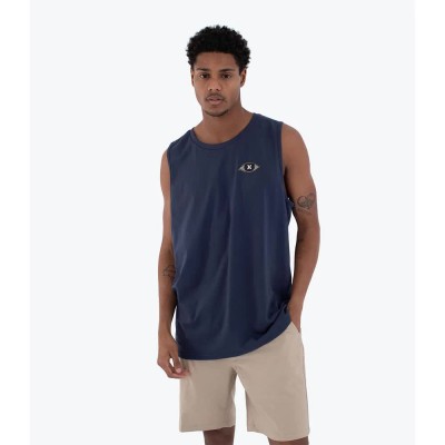 тениска,мъжки,тениски,hurley,pyscho,sleeveless,t,shirt,blue,(slate)