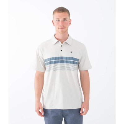 блуза,с,яка,мъжки,блузи,с,яка,hurley,slub,stripe,short,sleeve,polo,bone,(white)