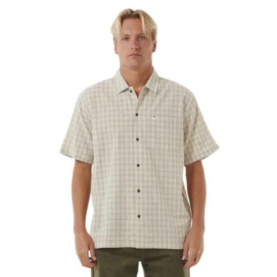 карирана,риза,мъжки,ризи,rip,curl,classic,surf,check,short,sleeve,shirt,bone,(beige)