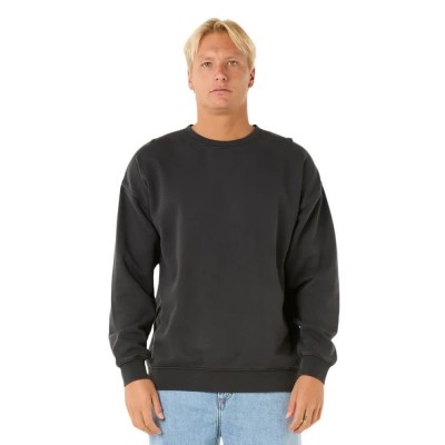 блуза,мъжки,пуловери,rip,curl,classic,surf,wash,sweatshirt,black,(washed,black)