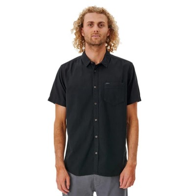 риза,с,къс,ръкав,мъжки,ризи,rip,curl,classic,surf,washed,short,sleeve,shirt,black,(black)