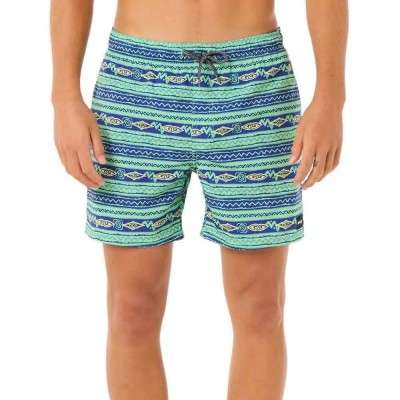 бански,гащета,мъжки,бански,костюми,rip,curl,fun,times,volley,swimming,shorts,neon,green,(green)