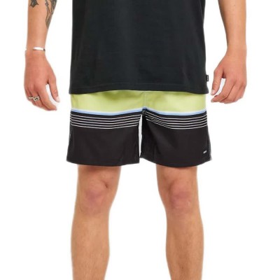бански,гащета,мъжки,бански,костюми,rip,curl,radial,line,volley,swimming,shorts,black,(black)