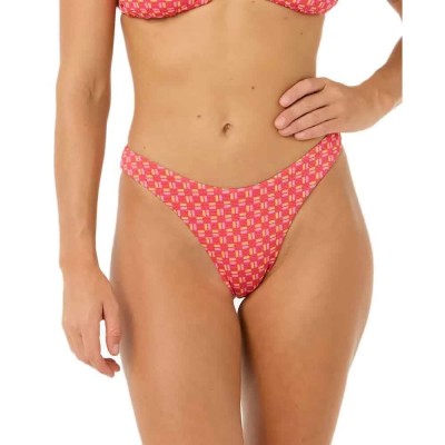 дамски,бански,костюми,rip,curl,shell,cove,high,leg,cheeky,bikini,bottom,pink,(red)