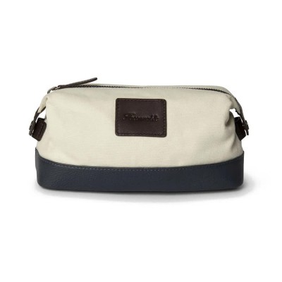 несесер,тоалетни,принадлежности,façonnable,canvas,wash,bag,white
