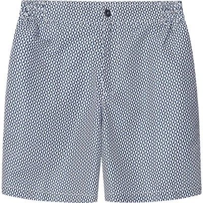 бански,гащета,мъжки,бански,костюми,façonnable,mosaic,tailored,fit,swimming,shorts,marine,blue,(blue)