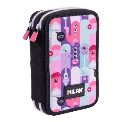 канцеларски,принадлежности,milan,filled,double,decker,pencil,case,aliens,2,special,series,multicolor,(multicolor)