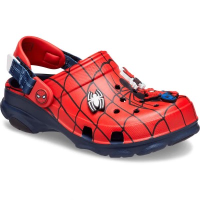 детски,сандали,и,чехли,crocs,spider,man,all,terrain,clogs,red