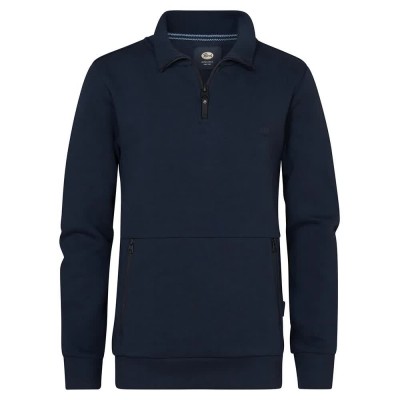 блуза,детски,блузи,petrol,industries,b,1050,swc323,half,zip,sweater,blue