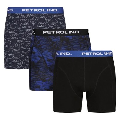 боксерки,мъжко,бельо,petrol,industries,m,1050,bxr304,boxers,3,units,black,(black)