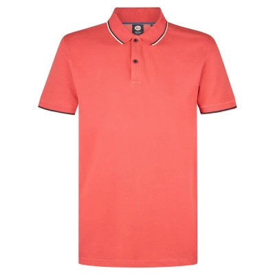 мъжки,блузи,с,яка,petrol,industries,m,1050,pol902,short,sleeve,polo,cranberry,(red,orange)
