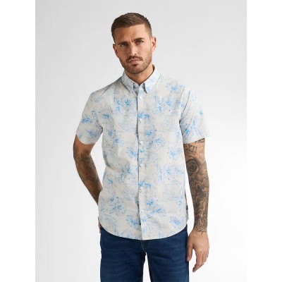 риза,с,къс,ръкав,мъжки,ризи,petrol,industries,m,1050,sis419,short,sleeve,shirt,beige,(seashell)