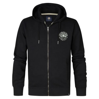 блуза,мъжки,пуловери,petrol,industries,m,1050,swh103,full,zip,sweatshirt,black